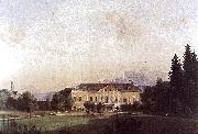 Painting of Castle Harbach in the 19th century